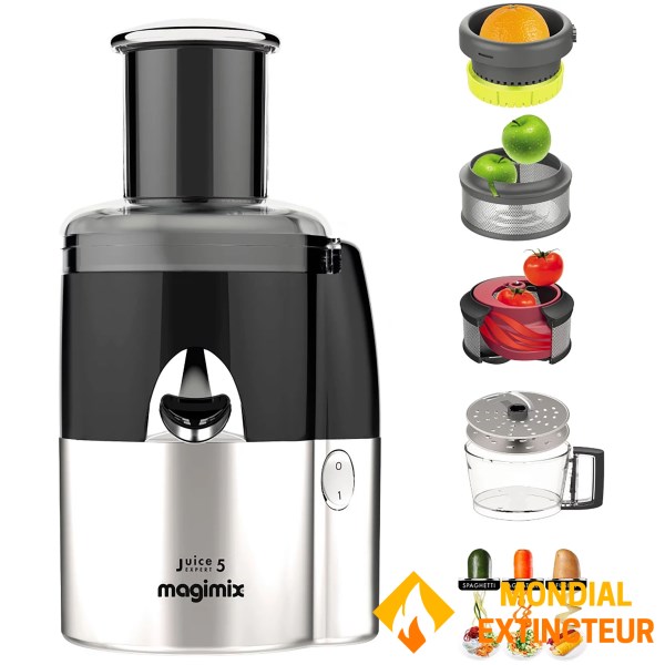 Magimix - Extracteur de jus  Juice Expert 5 - chrome/noir