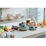 Berghoff - Fait-tout 24 cm LEO avec couvercle slate