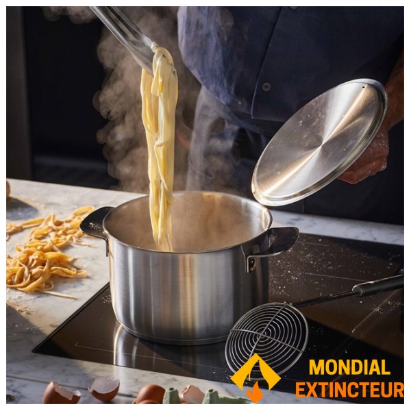 Fiskars - Fait tout  All Steel 5,0L / 22 cm avec couvercle