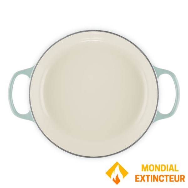 Le Creuset - Faitout 26 cm Fonte émaillée sea salt