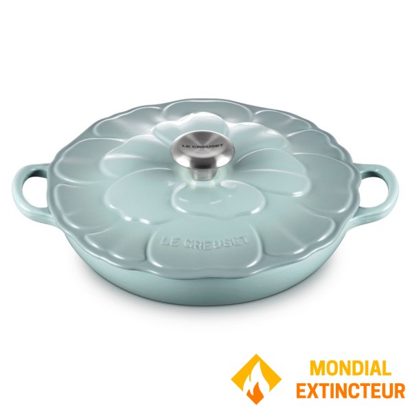 Le Creuset - Faitout 26 cm  Pétales sea salt