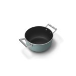 Smeg - Faitouts 24 cm  Esthétique Années 50 vert mat