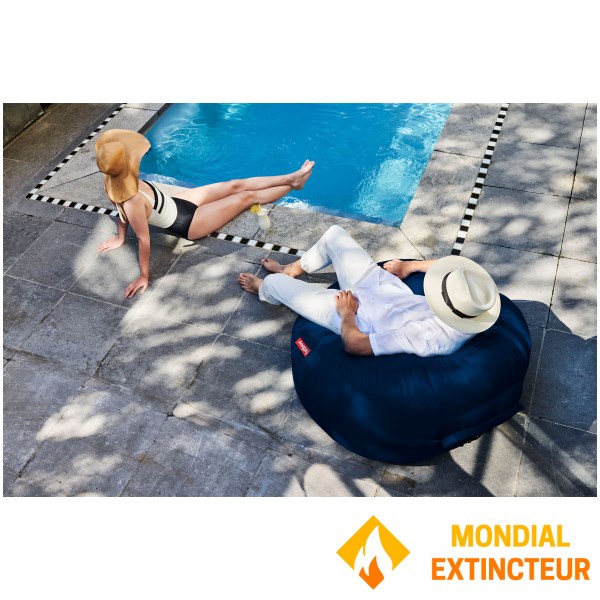 Fatboy - Fauteuil gonflable d’extérieur Lamzac O 3.0 - bleu foncé