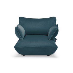 Fatboy - Fauteuil velours Sumo Loveseat pétrole
