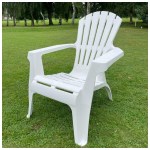 Wilsa - Fauteuils d’extérieurs Lot de 2 fauteuils Adirondack 