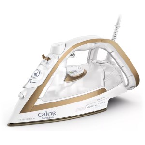 Calor - Fer vapeur Puregliss blanc/or