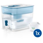 Brita - Fontaine à eau filtrée Flow basic bleu
