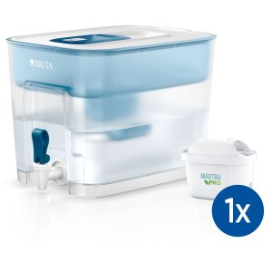 Brita - Fontaine à eau filtrée Flow basic bleu