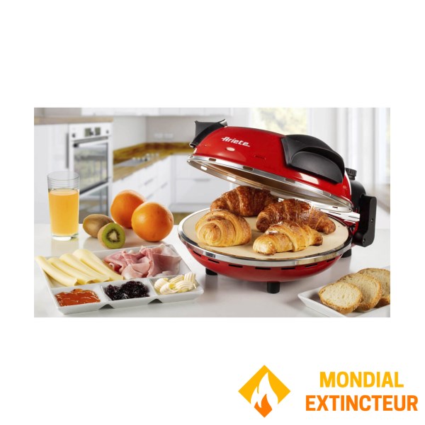 Ariete - Four à pizza électrique "Da Gennaro line" - Coloris Rouge