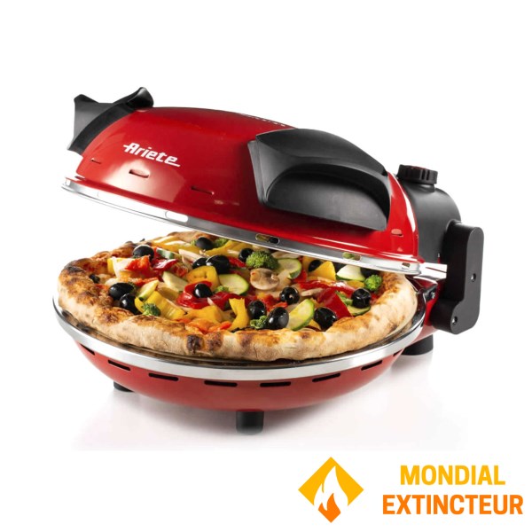 Ariete - Four à pizza électrique Da Gennaro line - Rouge