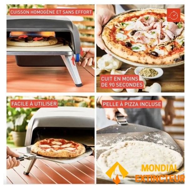 Tefal - Four à pizza Pronto - gaz