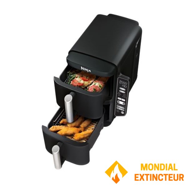 Ninja - Friteuse à air chaud Double stack - 7.6 L