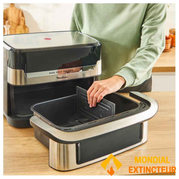 Moulinex - Friteuse à air chaud Easy Fry Dual Flex,