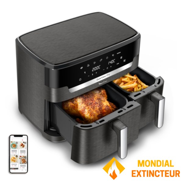Moulinex - Friteuse à air chaud XXL Dual Easy Fry - 11 L 