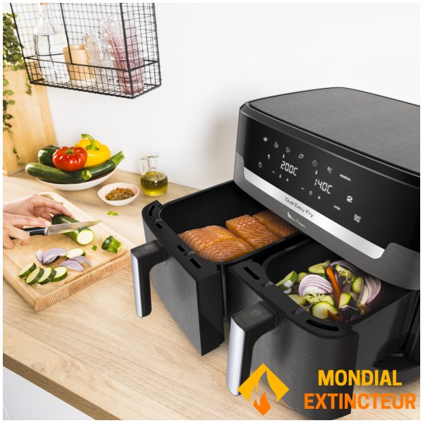 Moulinex - Friteuse à air chaud XXL Dual Easy Fry - 11 L 