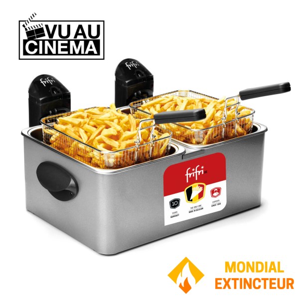 Frifri - Friteuse électrique Double Et Mixte grise