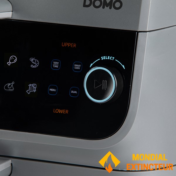 Domo - Friteuse sans huile Double verticale