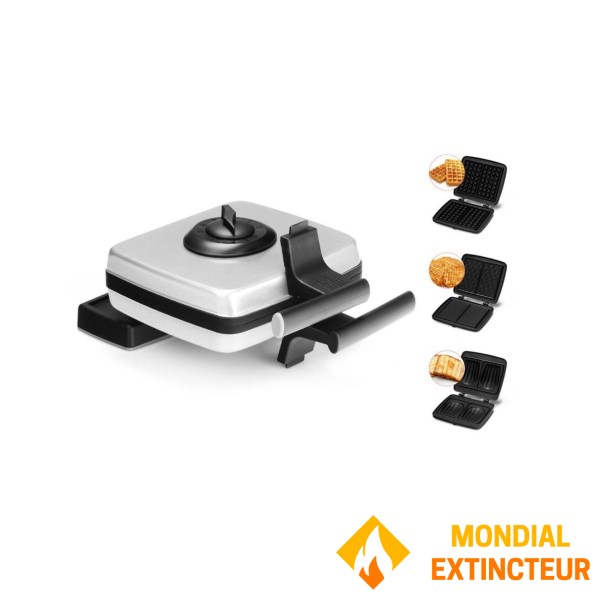 Frifri - Gaufrier Cool Touch gris