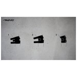 Avento - Genouillère Ajustable noire