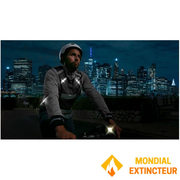 Toad - Gilet de sécurité SmartActiv noir lumineux à led - L