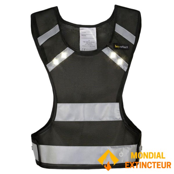 Toad - Gilet de sécurité SmartActiv noir lumineux à led - M