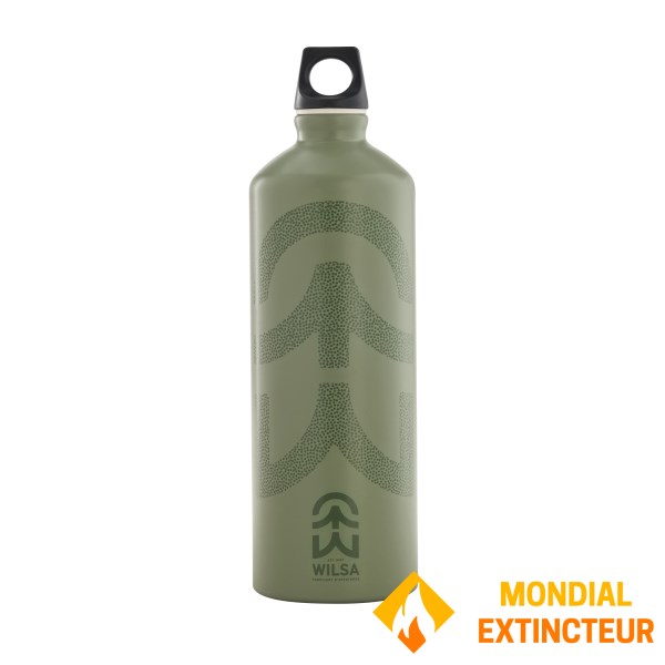 Wilsa - Gourde Aluminium  1L Kaki