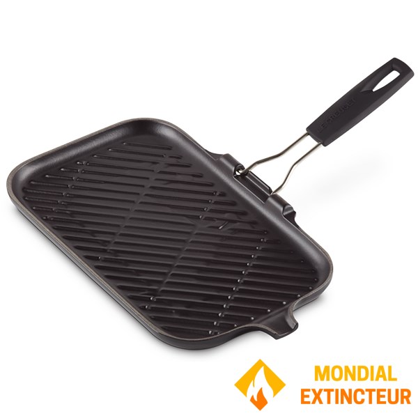 Le Creuset - Gril rectangulaire  36 x 20 cm - noir