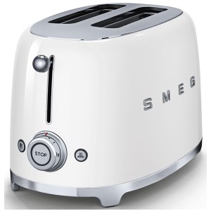 Smeg - Grille-pain Années 50 - 2 tranches - Blanc