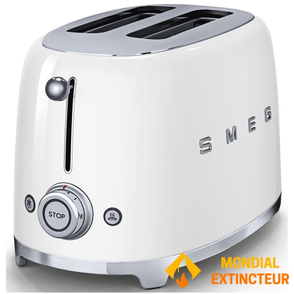 Smeg - Grille-pain Années 50 - 2 tranches - Blanc