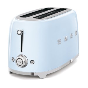 Smeg - Grille-pain Années 50 - 4 tranches - bleu azur