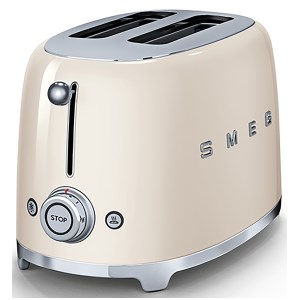 Smeg - Grille-pain Années 50 - 2 tranches - Crème