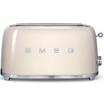 Smeg - Grille-pain Années 50 - 4 tranches - Crème