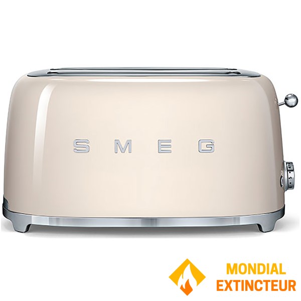 Smeg - Grille-pain Années 50 - 4 tranches - Crème