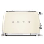 Smeg - Grille-Pain Années 50 - 4 tranches - Crème
