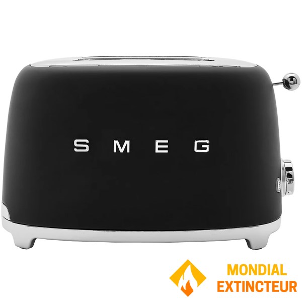 Smeg - Grille-pain Années 50 - 2 tranches - Noir