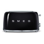 Smeg -  Grille-pain Années 50 - 4 tranches - Noir