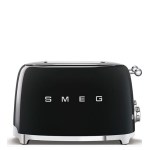 Smeg - Grille-Pain Années 50 - 4 tranches - Noir