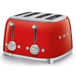 Smeg - Grille-pain Années 50 - 4 tranches - Rouge