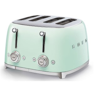 Smeg - Grille-pain Années 50 - 4 tranches - Vert d’eau