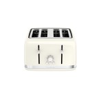 Moulinex - Grille-pain 4 fentes SOLEIL Ivoire Design retro