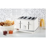 Moulinex - Grille-pain 4 fentes SOLEIL Ivoire Design retro