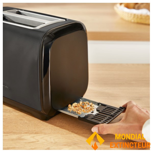 Moulinex - Grille-pain Subito inox noir