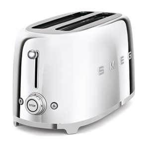 Smeg - Grille pain 4 tranches Années 50 chromé