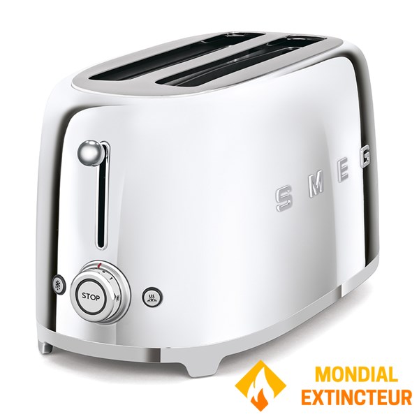 Smeg - Grille pain 4 tranches Années 50 chromé