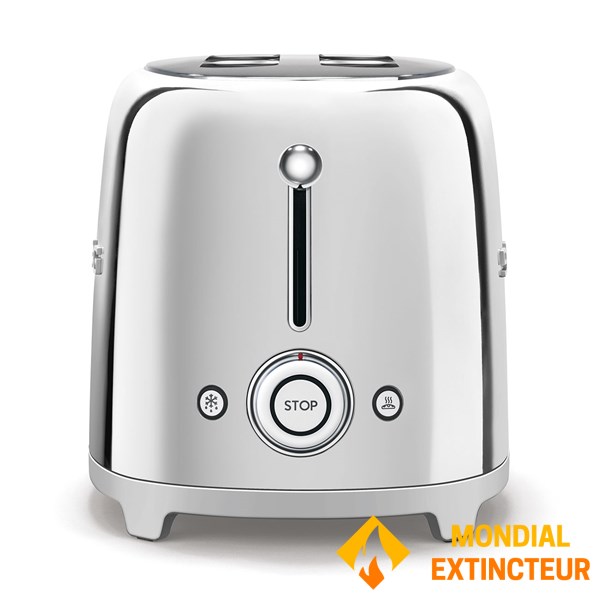Smeg - Grille pain 4 tranches Années 50 chromé