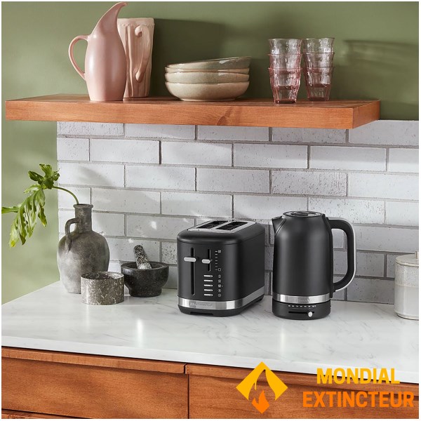 KitchenAid - Grille-pain 2 tranches - noir réglisse