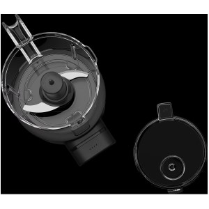 KitchenAid - Hachoir sans fil KitchenAid GO noir réglisse