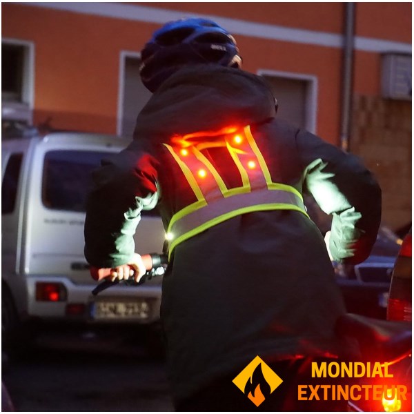 Toad - Harnais fluo JuniorVisio lumineux à led - S