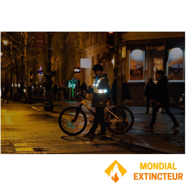 Toad - Harnais fluo JuniorVisio lumineux à led - S