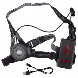 Avento - Harnais de visibilité LED rechargeable